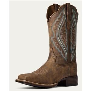 Ariat Woman’s Prime Time Tack Room Brown Boots Size 9 B